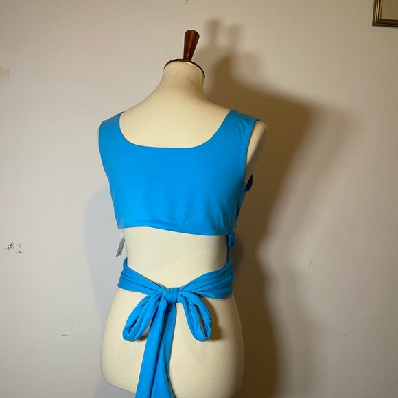 Cider Blue Wrap Top - Picture 6 of 15